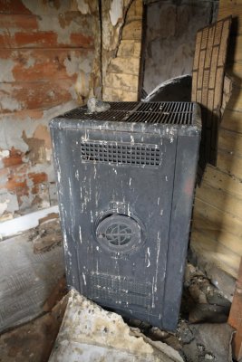 Oil Heater In Abandoned HOuse