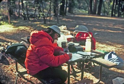  Don doing  His Journal