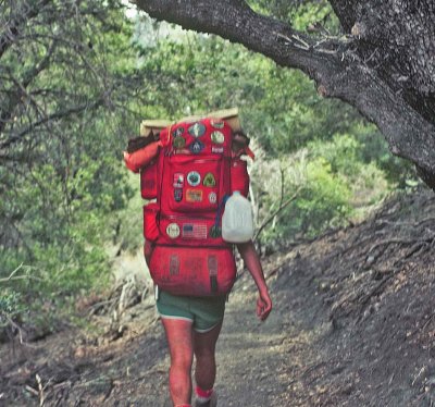  Pack Of A Thru-Hiker 70's Style. ( April 1977)
