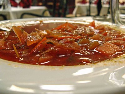  Russian Borsht ( Red cabbage and Potato Soup)