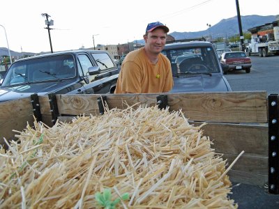  Kirby Munson , Handling Straw In His Truck