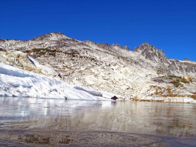  Glacier Feed Lake Near Colchuck Pass ( 7,500ft.)