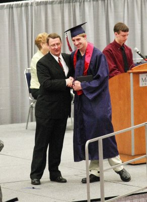 Tony's Son With His Diploma