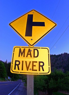 Mad River  ( Entiat River Road Turn Off )