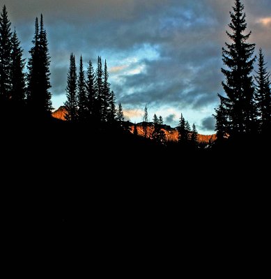 Day's Last Light From Entiat Meadows