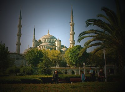 Mosque in Istanbul Turkey.