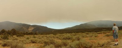 Day Fire,  Los Padres National Forest Panorama