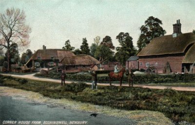 Corner House farm, Ecchinswell about 1900