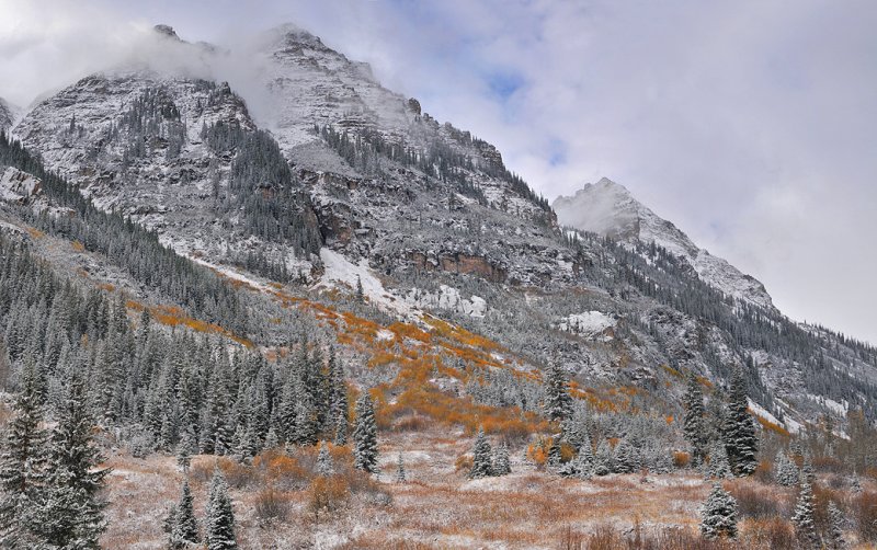 CO - Snowmass Area - Snowy Fall Color 7