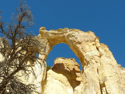 At the base of the arch, looking waayyy up!