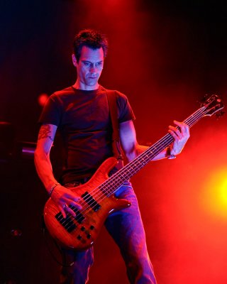 Johnny April on bass from Staind