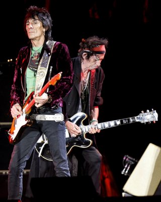 Ron Wood and Keith Richards