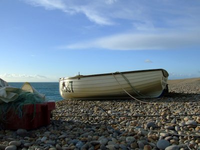 Boat at Chesil Cove