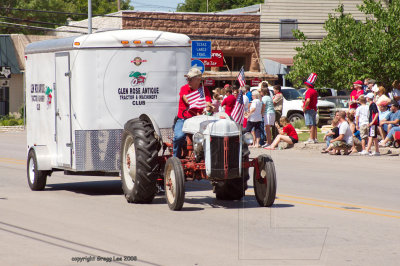 antique Ford tractor