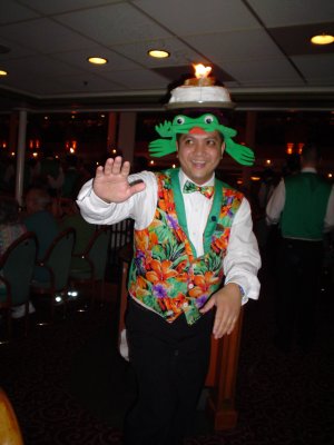 That's out waiter, he was really funny!