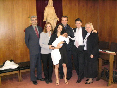 Rene, Janice, Selena, Ella, Jason and Jason's parents