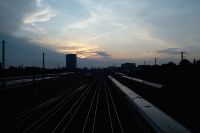 Mannheim nightfall