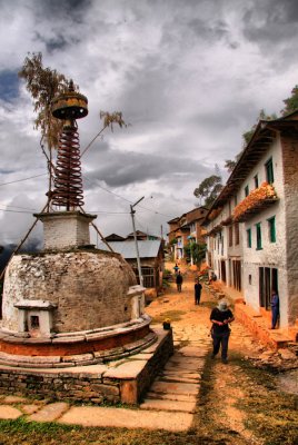 stupa at Dolakha