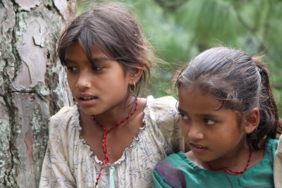girls at Singati