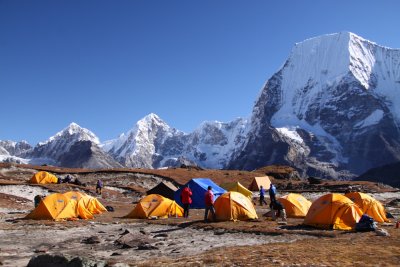Ramdung base camp 5050 m