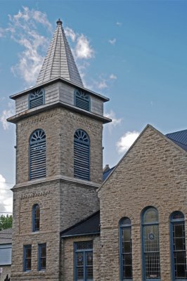 The United Church across Main Street