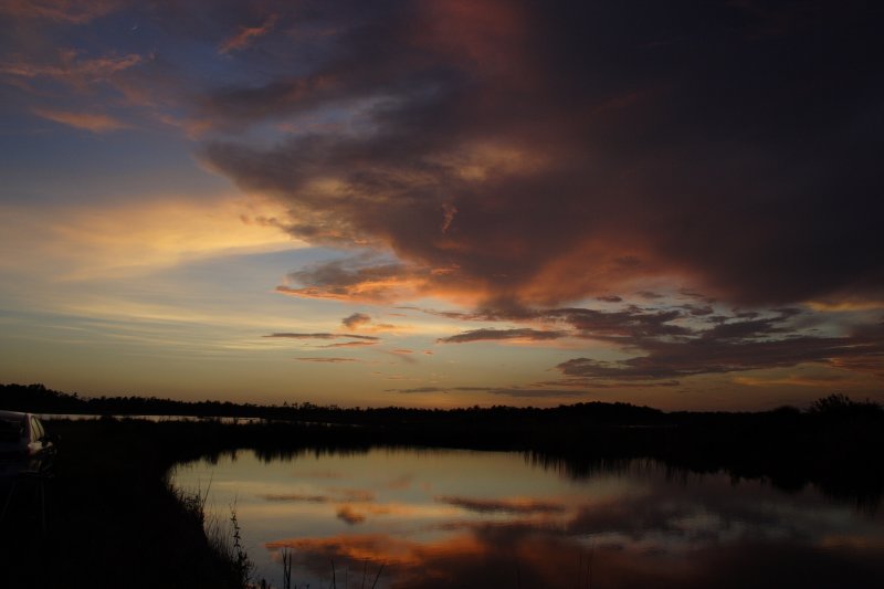 Sunset at Our Observing Site