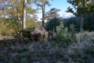 Cold old car