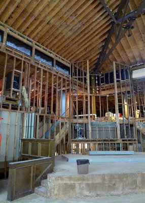 ALMOST ALL THE CHURCH'S INTERIOR SPACES HAD TO BE COMPLETELY GUTTED, INCLUDING THE SANCTUARY