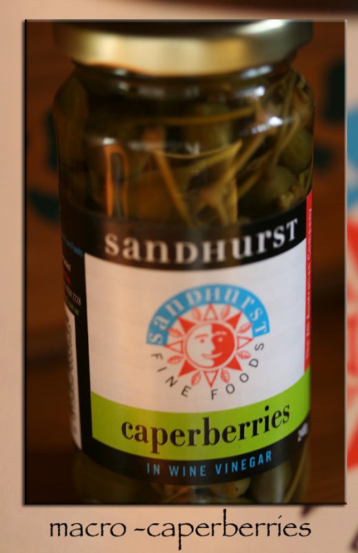 answer to # 9~caperberries