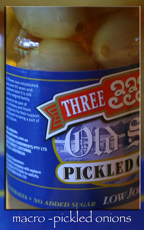 answer to #11 ~ pickled onions