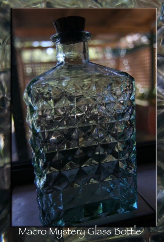 answer to  #14 ~ decorative glass bottle