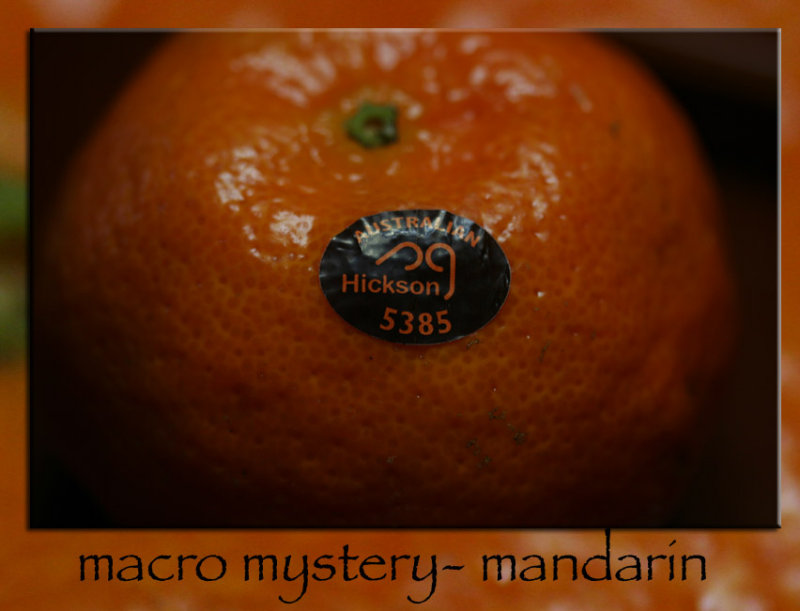 answer to  #17~ mandarin
