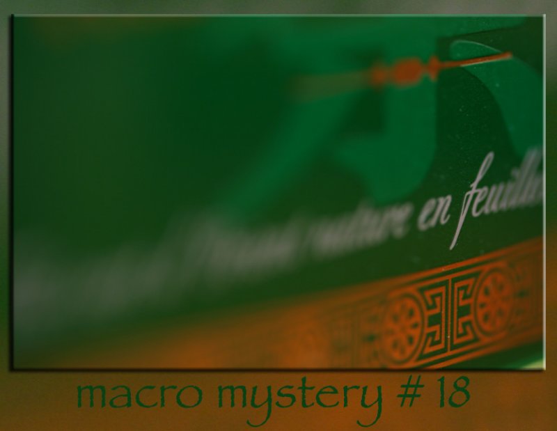 macro mystery # 18