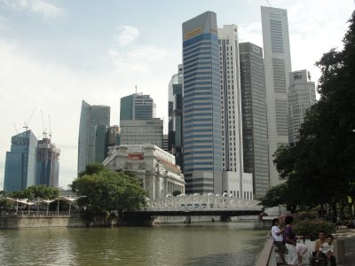 downtown Singapore