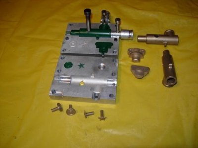 Mixer parts with molds