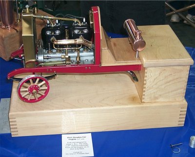 (50)  Simplex engine, mounted in an auto frame
