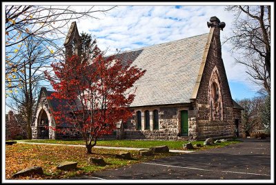 A Church in Late Fall