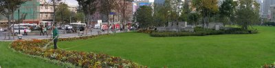 Park by Shanghai Concert Hall near Peoples' Square
