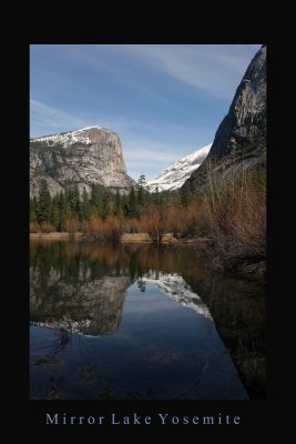Mirror Lake Poster Yosemite