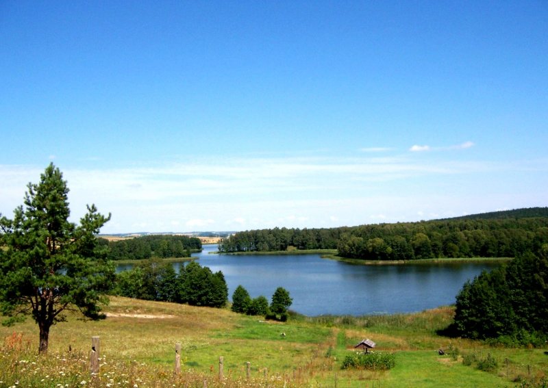 POBONDZIE LAKE FROM THE HILL