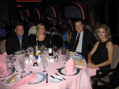 1st elegant night -The Dinner crew - Jason, Nikki, Shawn, & Marian