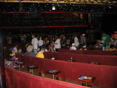 Front - large stage area