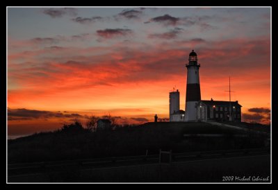 Sunrise on Montauk Point Lighthouse