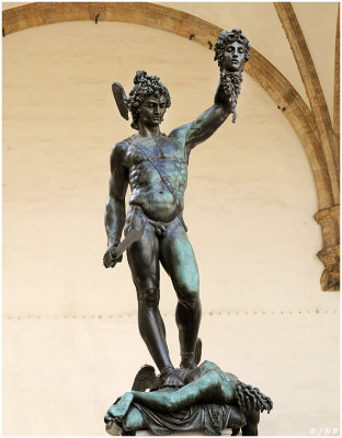 Perseus with the Head of Medusa, by Benvenuto Cellini