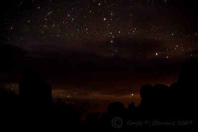 Night Sky Over Arches