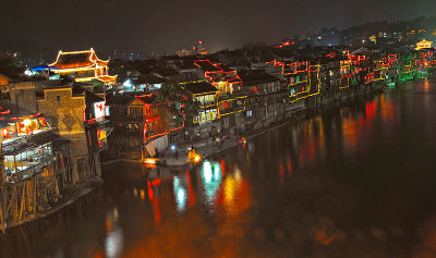 Feng Huang Ancient Town - Night Scene