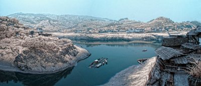 Furong Ancient Town Panorama