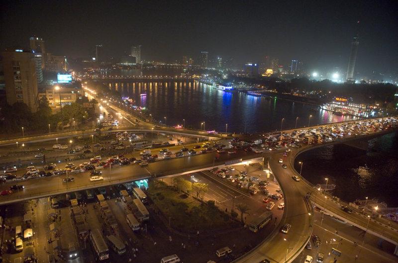 Cairo traffice over the Nile II