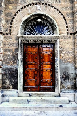 Door of a Greek Orthodox church