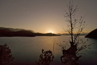 Lugu Lake. Dawn.